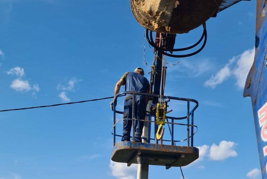 Реконструкция ВЛ с заменой опор и монтажом СИП